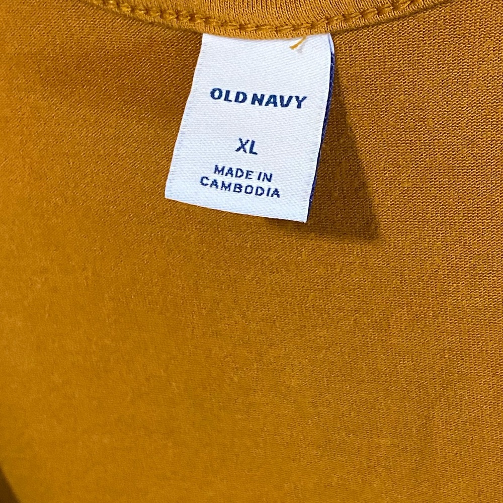 Old Navy fitted midi tank dress burnt orange xl - Picture 6 of 8